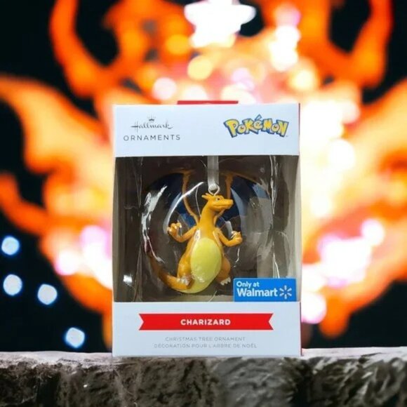 Hallmark 2023 Pokemon Charizard Ornament Walmart Exclusive Pokémon Ornament NEW - Picture 5 of 10